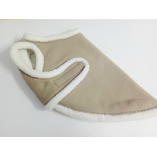 Large to X-Large Stone fleece and sheepskin jacket SOLD OUT