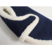 X-Small Navy fleece and sheepskin jacket SOLD OUT