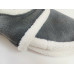 Medium Grey fleece and sheepskin jacket