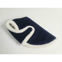 X-Small Navy fleece and sheepskin jacket SOLD OUT