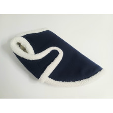 X-Small Navy fleece and sheepskin jacket SOLD OUT